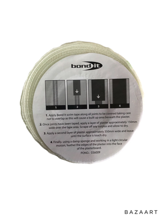 Bond-It Brilliance: 2-Inch x 90m Self-Adhesive Lightweight Scrim Tape – Unmatched Adhesion for Flawless Results