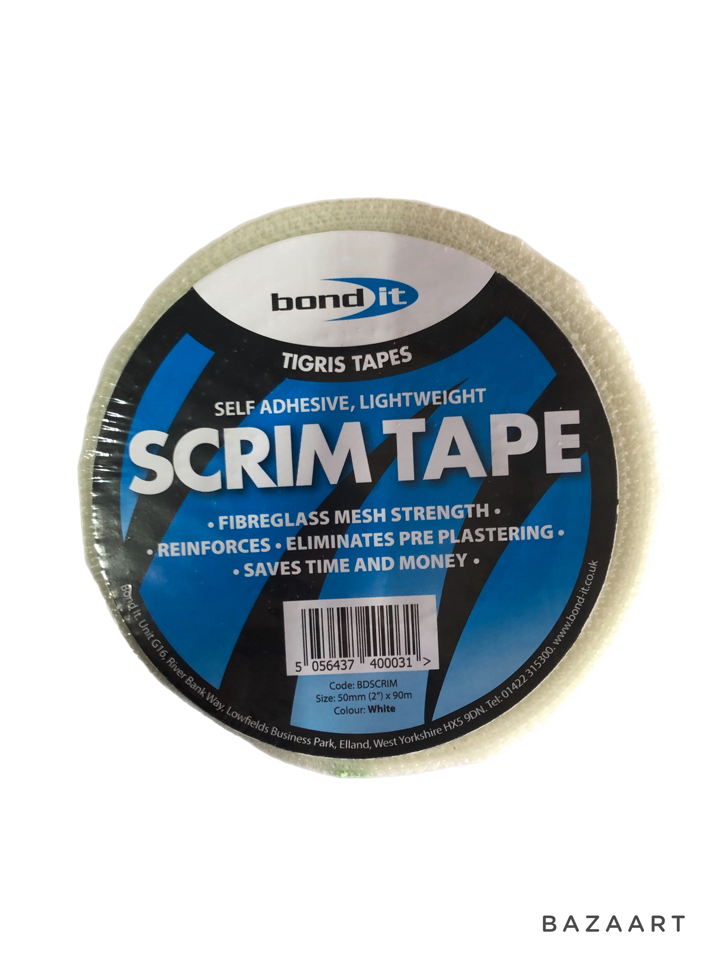 Bond-It Brilliance: 2-Inch x 90m Self-Adhesive Lightweight Scrim Tape – Unmatched Adhesion for Flawless Results